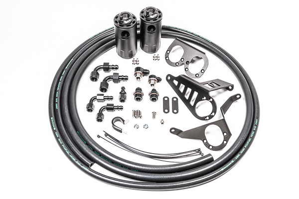 Radium Engineering — Dual Catch Can Kit, MK4 Supra, Fluid Lock / 1994-2002 Toyota Supra (all versions) - view 3